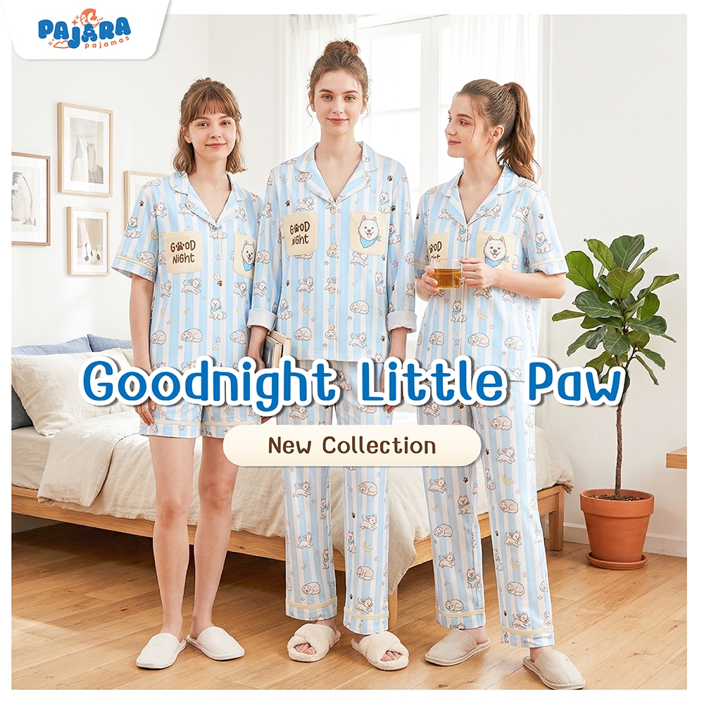 [NEW] ชุดนอน Pajara Pajamas (Neo Lite) Goodnight Little Paw แบรนด์ PAJARA