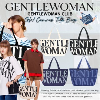 🔖 พร้อมส่ง 🔥 แท้ 100% Gentlewoman Club GW Canvas Tote Bag กร…