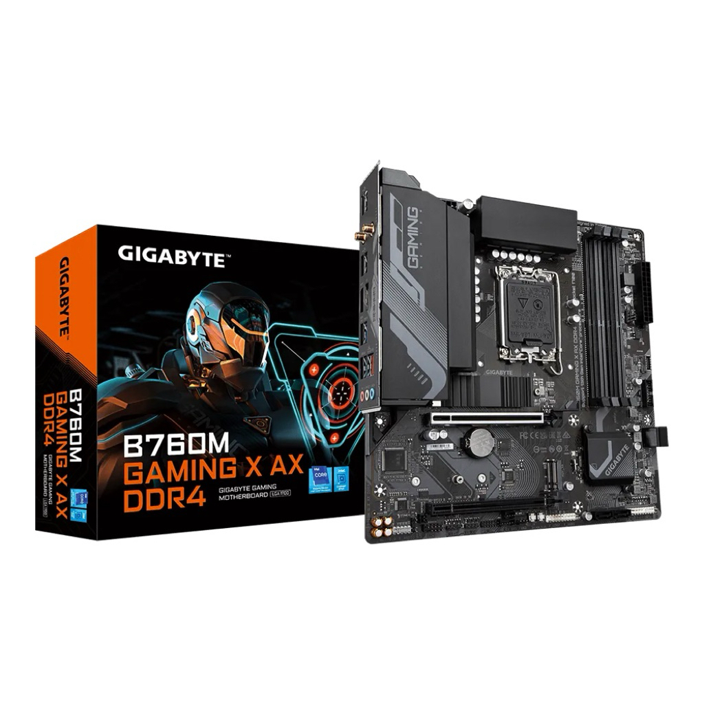 MAINBOARD (เมนบอร์ด) 1700 GIGABYTE B760M GAMING X AX WIFI (DDR4) ประกันศูนย์ไทย พร้อมส่ง