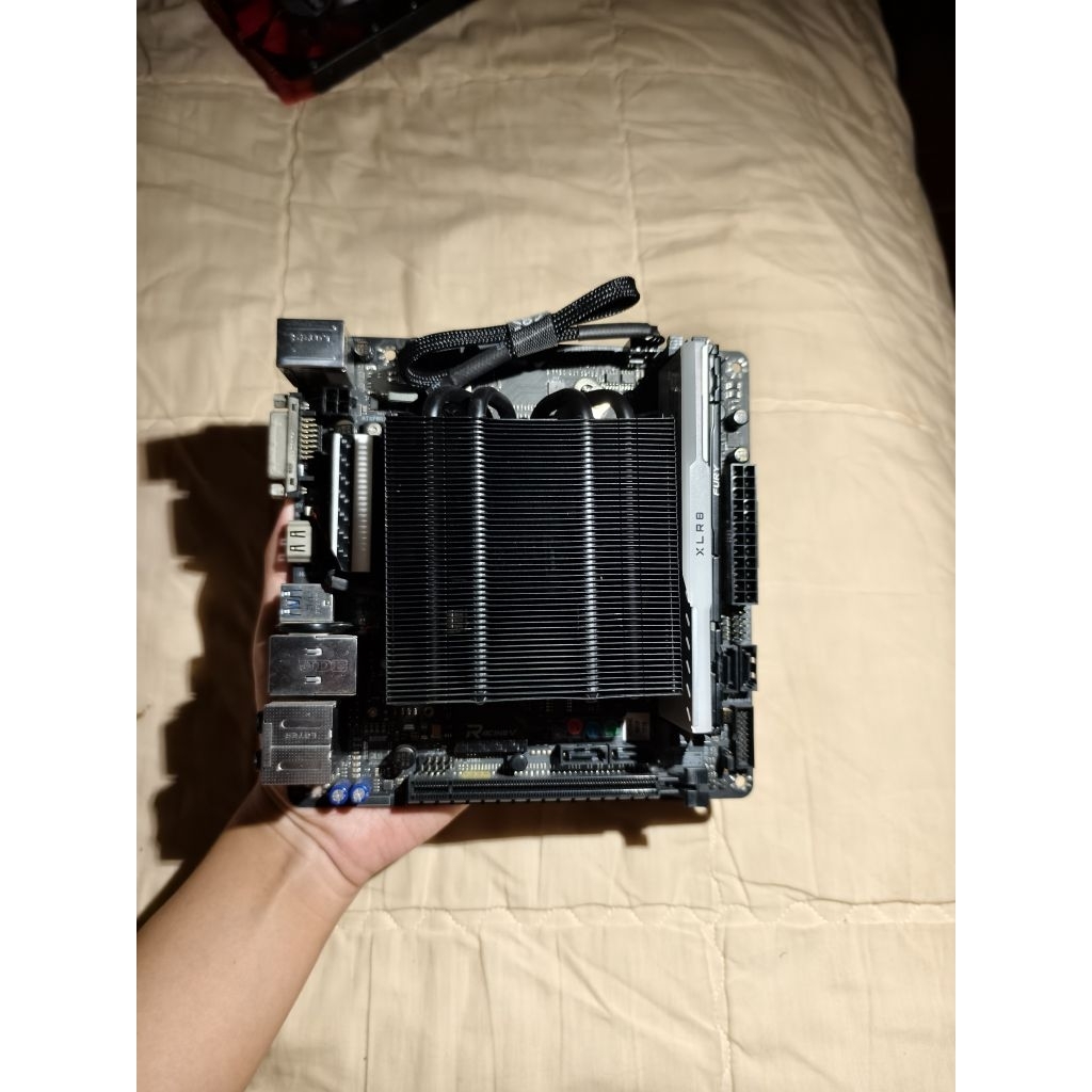 เมนบอร์ด ITX AM4 BIOSTAR X370GTN เมนบอร์ดเล็ก 17*17 มือสอง