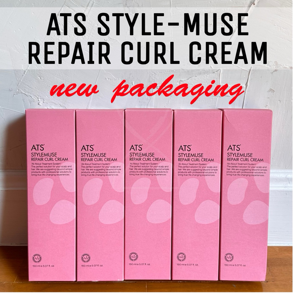 (พร้อมส่ง/เกาหลีของแท้) ATS STYLE MUSE REPAIR CURL CREAM 150 ML. ครีมจับลอนดัด ให้ลอนเด้ง ไม่เหนียวเหนอะ