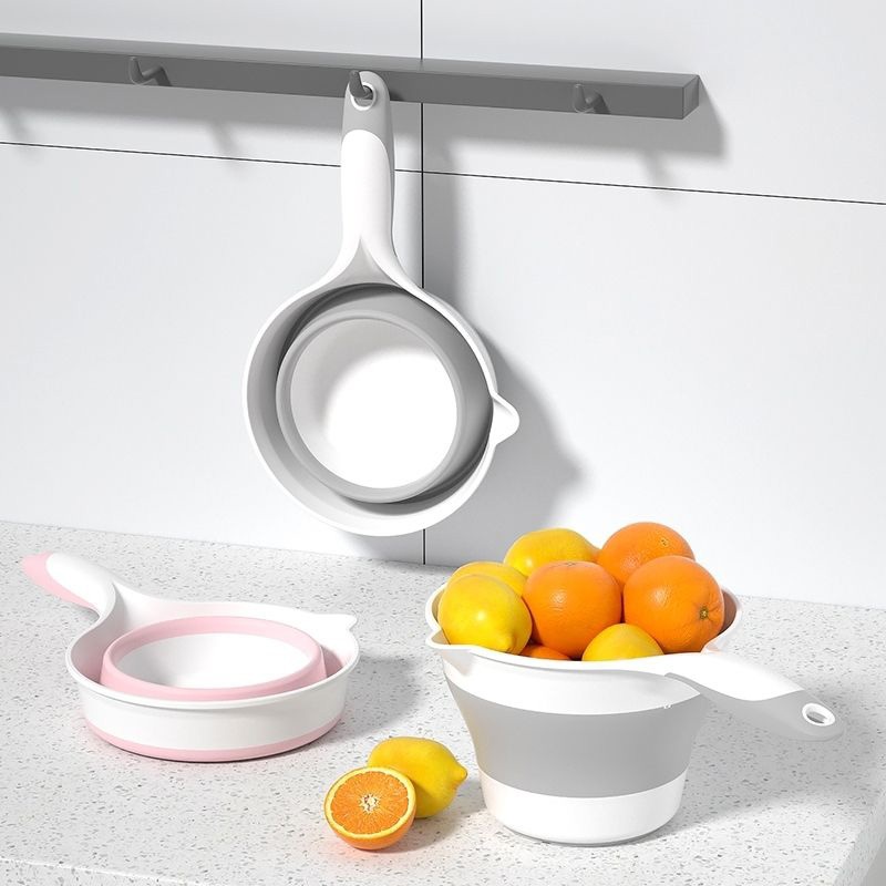 KAWA ขันพลาสติกตักน้ำ Water Ladle ล้างผักผลไม้ พับได้ ขันน้ำอาบน้ำ