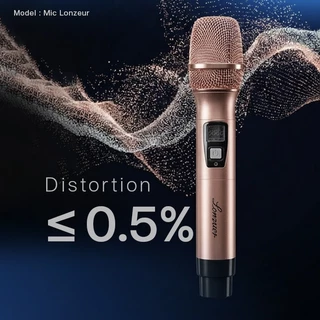 EasyandPerfect ไมค์คู่ไร้สาย สำหรับ รุ่น 130 W และ 160 W LONZUER ลำโพงบลูทูธ รับประกัน 1 ปี
