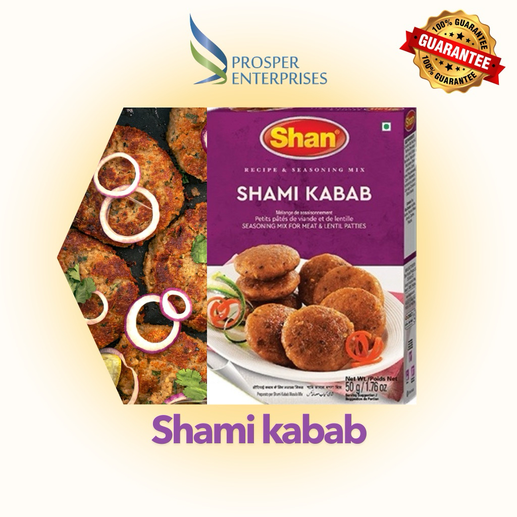 Shan Shami Kabab Masala 50g | ผงทำคาบับอินเดีย| Halal Spice Mix