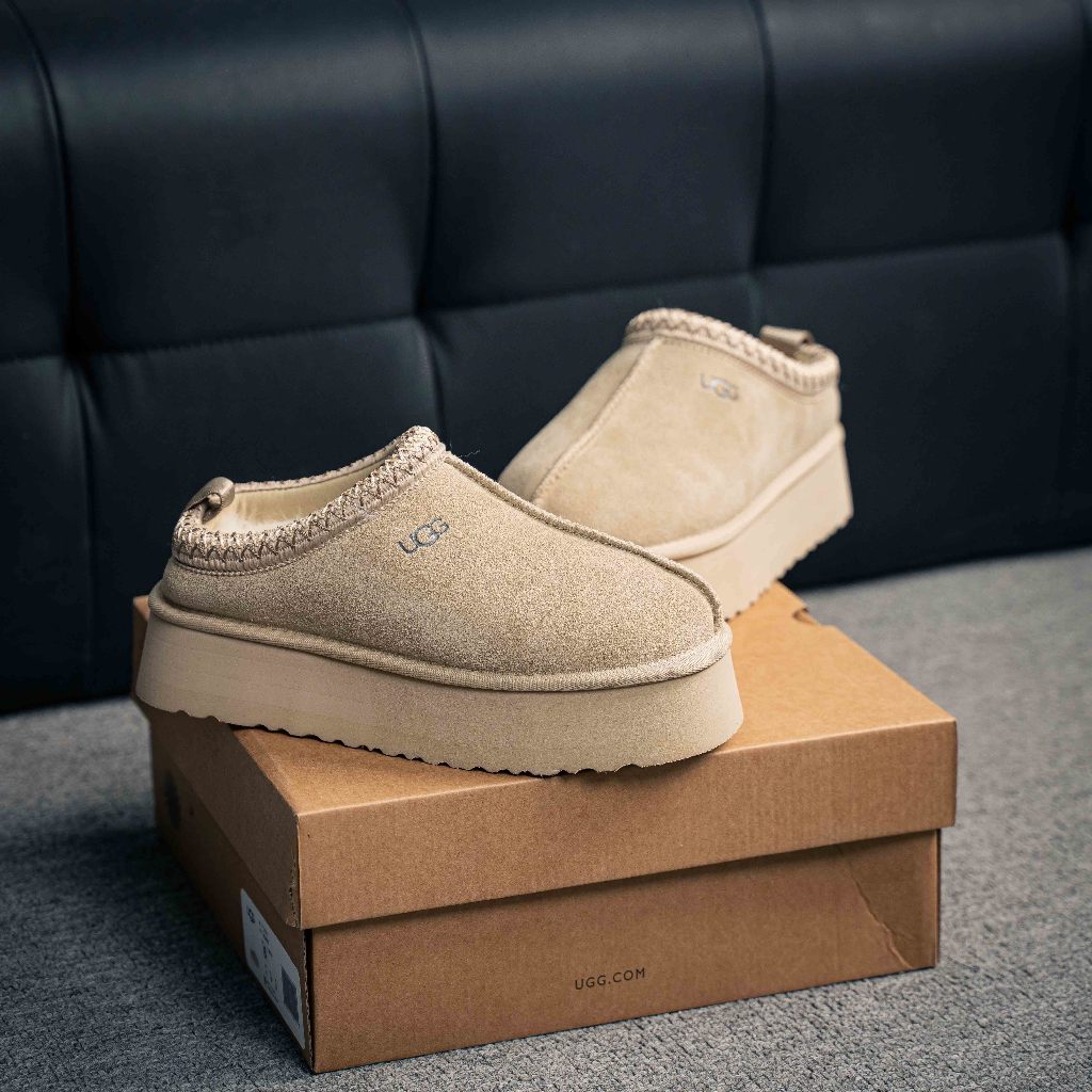 ของแท้ 100% UGG Tazz รองเท้าแตะหุ้มส้นผู้หญิง นุ่มสบาย ใส่ได้ทุกโอกาส มีขนด้านใน ราคา ถูกที่สุด ดีลบีเคเค แกลเลอรีภาพที่ 3