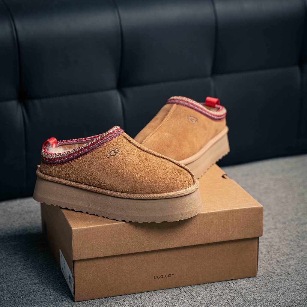 ของแท้ 100% UGG Tazz รองเท้าแตะหุ้มส้นผู้หญิง นุ่มสบาย ใส่ได้ทุกโอกาส มีขนด้านใน ราคา ถูกที่สุด ดีลบีเคเค แกลเลอรีภาพที่ 7