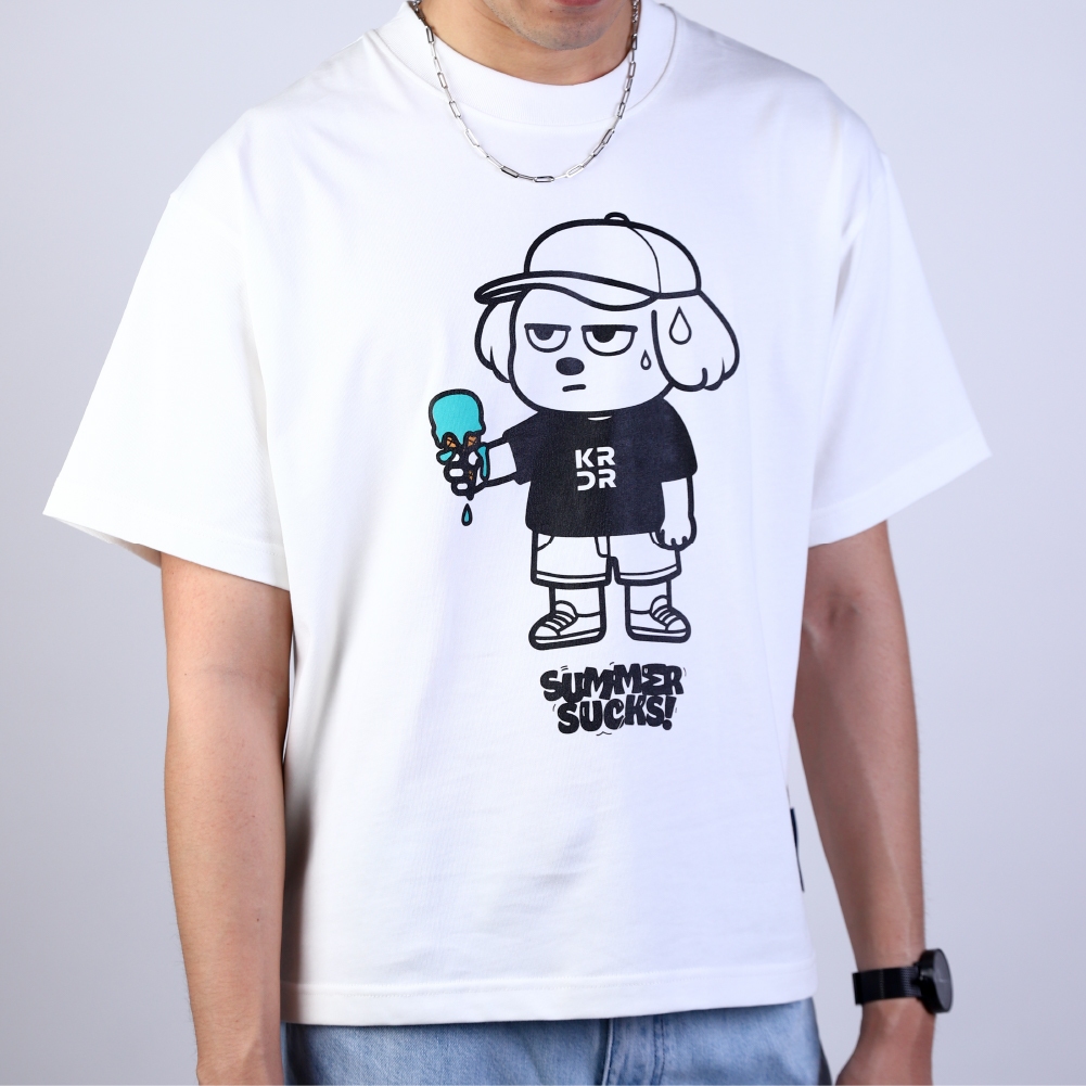 เสื้อยืด Summer Sucks Tee - Kolderdog Oversize Boxy