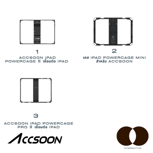 ACCSOON CAGE IPAD PowerCage (สนใจติดต่อสอบถาม)