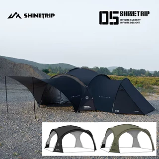 ShineTrip Dome Tarp รุ่น a470 ผ้า Oxford 150D UPF50+ เต็นท์ทรงโดม ทาร์ปกันแดด พร้อมอุปกรณ์เสริม