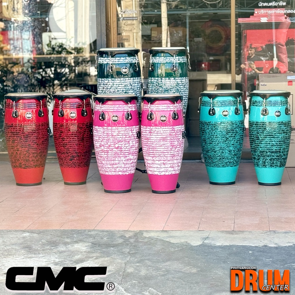 CMC กลองทอมบ้า กลองคองก้า กลองกีฬาสี กลองค่ายลูกเสือ  แถมฟรี ขาตั้งกลองทอมบ้า