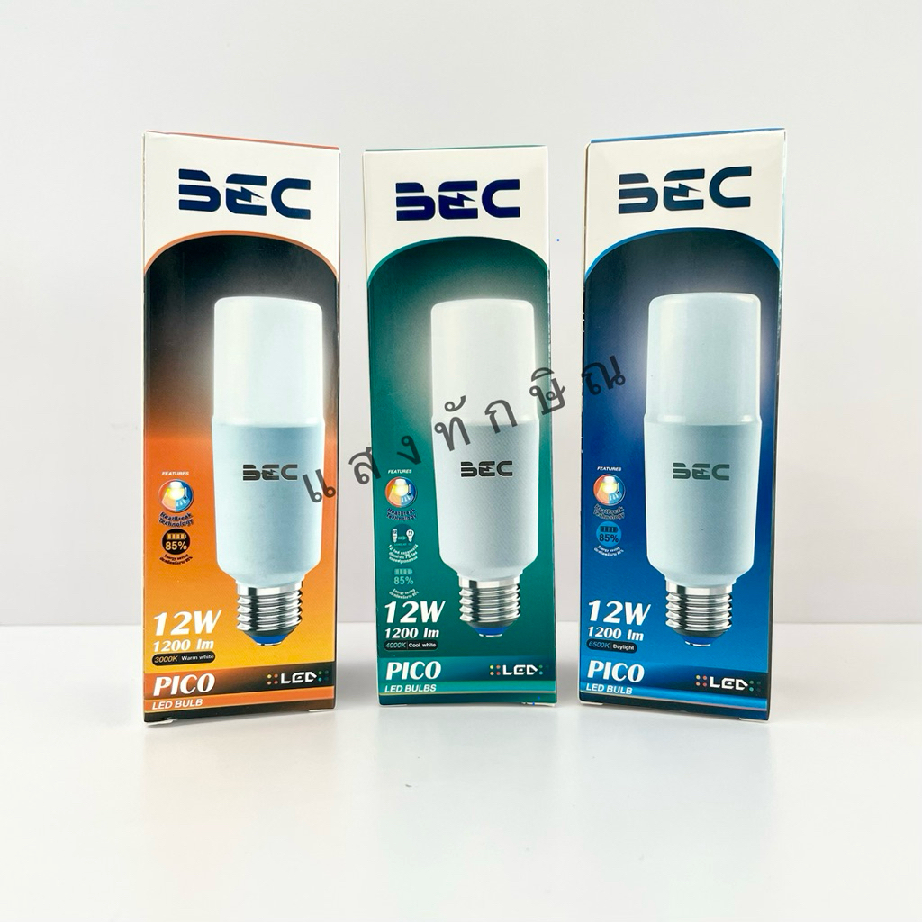 BEC หลอดไฟ LED STICK T45 12W ขั้ว E27 รุ่น PICO 12W