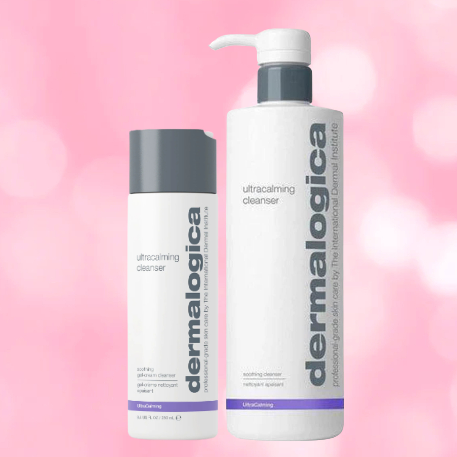 DERMALOGICA UltraCalming Cleanser 250 500 ML.ผลิตภัณฑ์ทำความสะอาดผิวเนื้อเจลครีมปราศจากสารซัลเฟตที่ทำให้ระคายเคือง