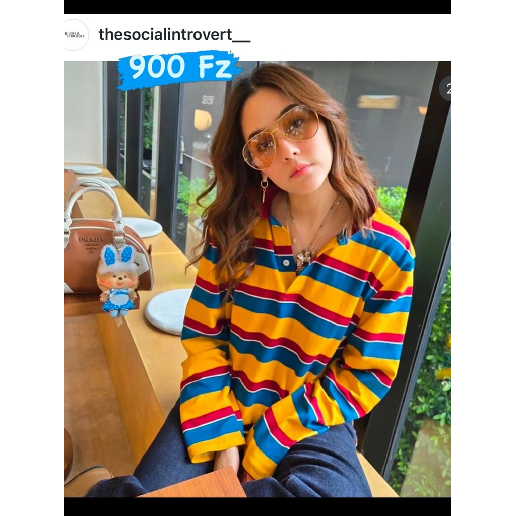 The social introvert (2nd) : Fz เสื้อแขนยาว ลายทาง หลากสี