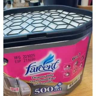 (แพ็ค3) กล่องดูดความชื้น FARCENT CHARCOAL ฟาร์เซ็นท์ กล่องดูดความชื้น 500 มล. กล่องดูดความชื้น ไม่มีกลิ่น