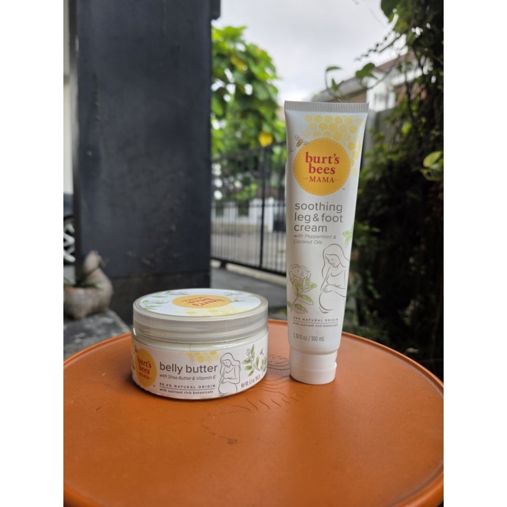 Burt's Bees Baby Bee/Mama Bees Nourishing Body Oil (115ml/147.8ml)/Belly Butter (184.2g)
