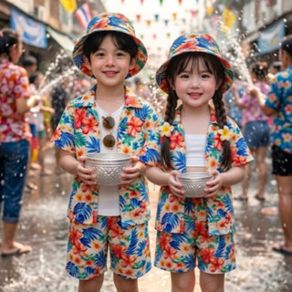 พร้อมส่ง ฐ30-ฐ33 8445 ลูกชายลายดอก