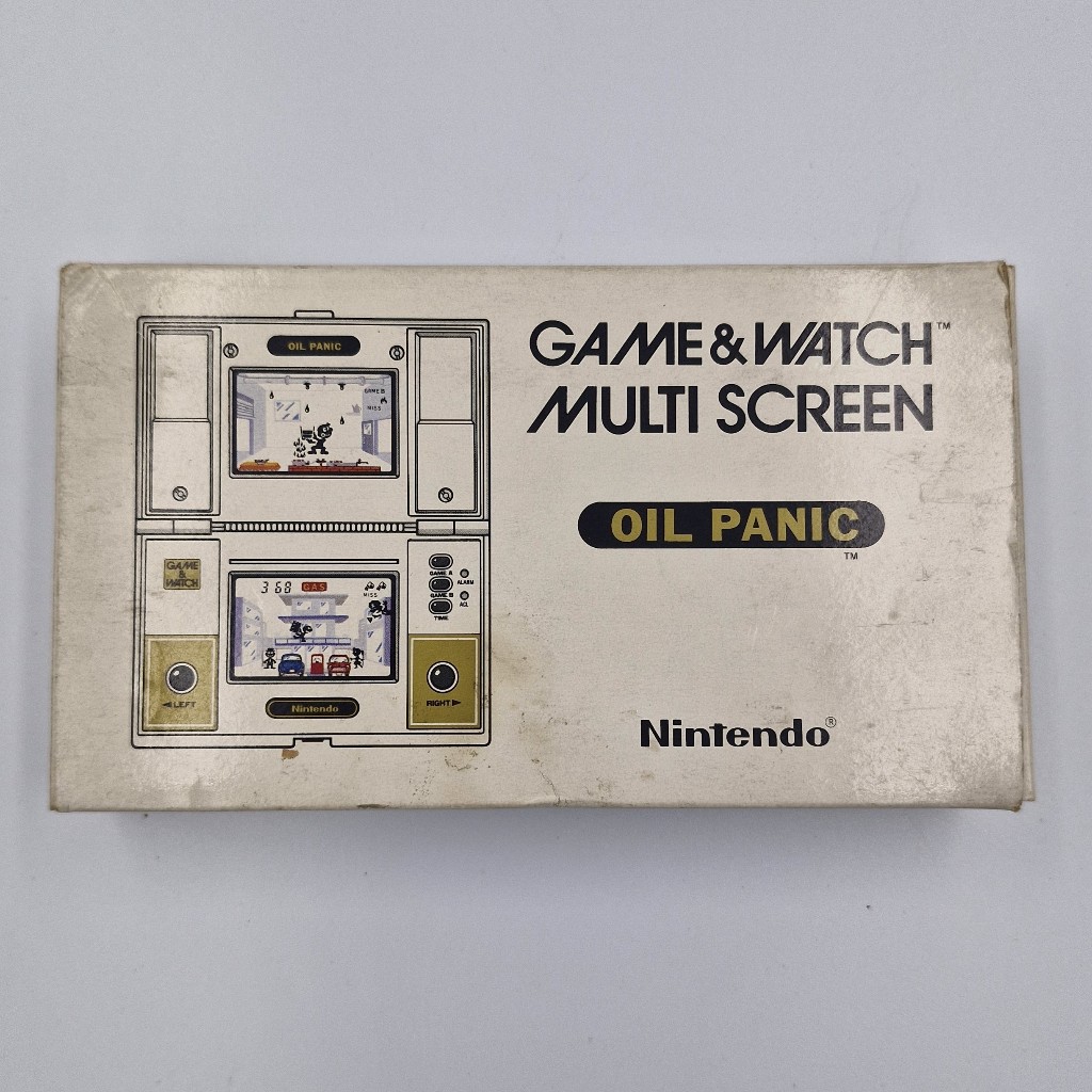 Game & Watch Multi Screen: Oil Panic (รุ่น OP-51)  อุปกรณ์ครบ