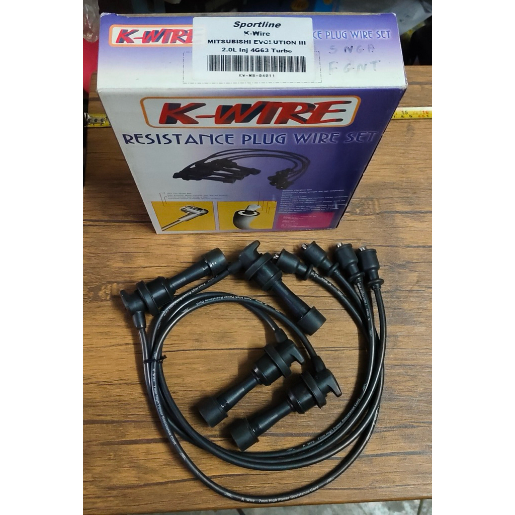 สายหัวเทียน มิตซูบิชิ EVOLUTION III อีโวลูชั่น ที 2.0L inj  4G63 เทอร์โบ ยี่ห้อ Sportline/K-Wire