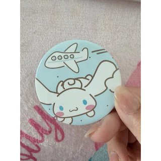 กระจกกลมพกพาขนาด 7*7 cm พร้อมส่งจากไทย