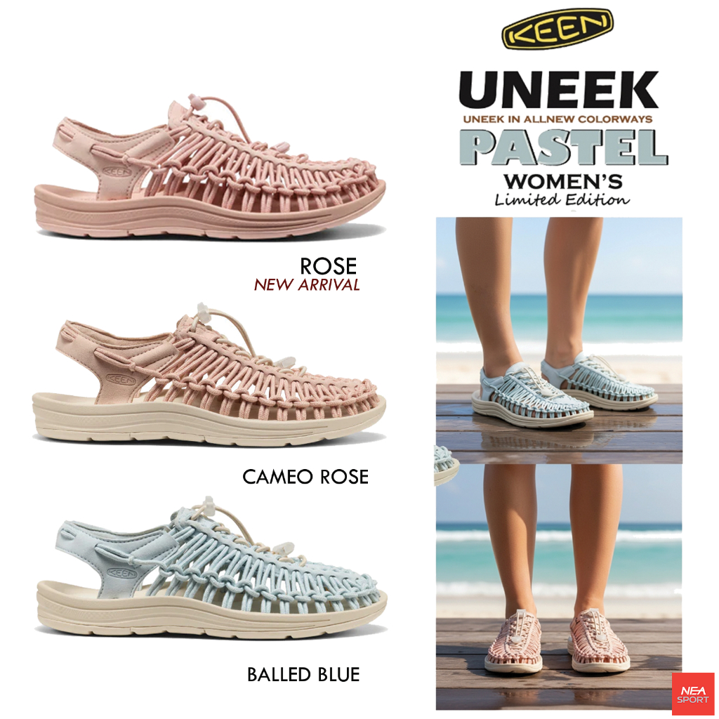 [พาสเทลเอาใจสายหวาน] KEEN Women's UNEEK - Pastel (Limited edition) รองเท้า คีน แท้ รุ่นฮิต