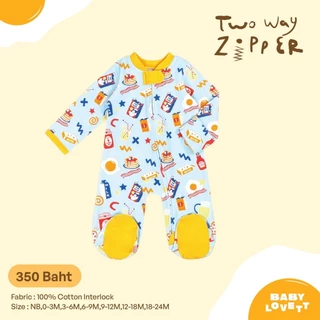 [Babylovett] Breakfast - Two-Way Zipper ชุดนอนคลุมเท้า