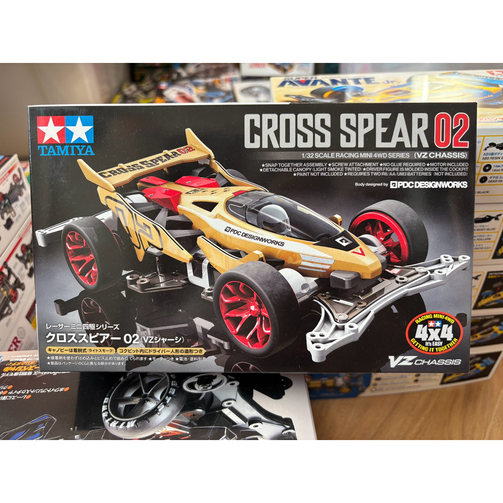 TAMIYA 18104 Mini 4WD Cross Spear 02 (VZ Chassis)