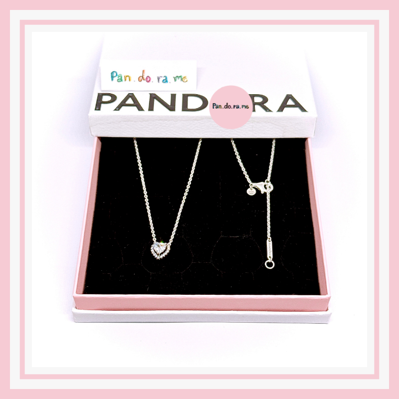 [พร้อมส่ง สินค้าแท้ 💯] สร้อยคอแพนหัวใจ รุ่น Pan.dora Elevated Heart Necklace