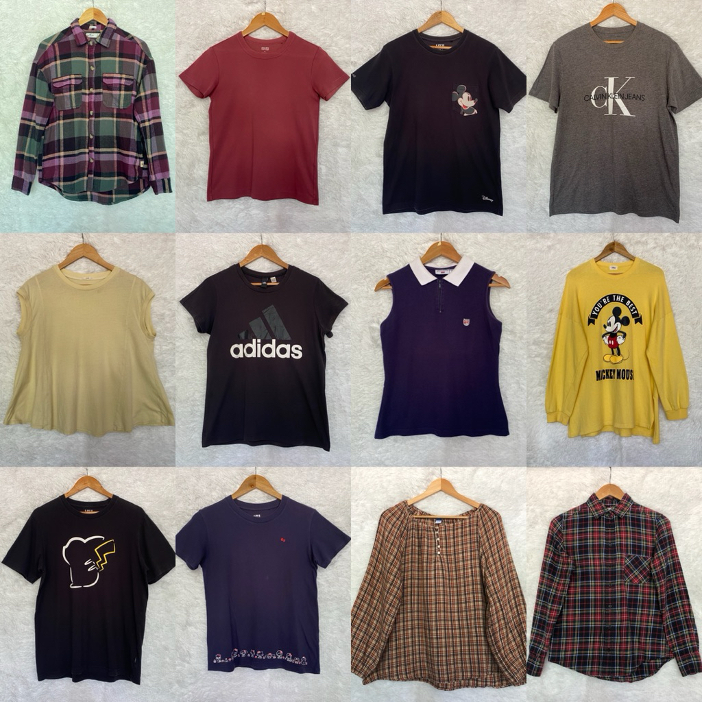 เสื้อผ้าแบรนด์เนม uniqlo  gu h&m อัพเดท(27/04/69)