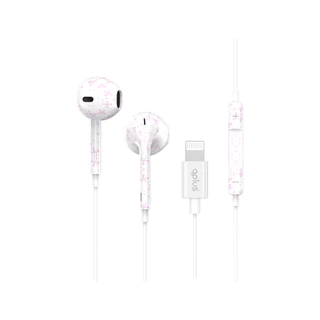 หูฟัง QPLUS Wired Earbud Type-C/Lightning/Jack 3.5mm White by BB Beyond D-Box