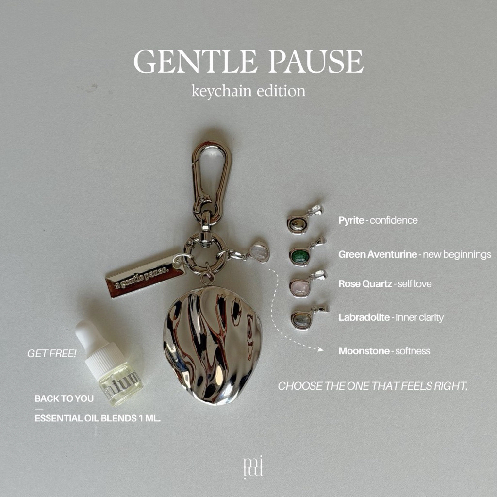 miumi Gentle Pause Portable Diffuser | Locket / Keychain Edition | Aroma Locket Essential Oil | diffuser พกพา รูปที่ 6