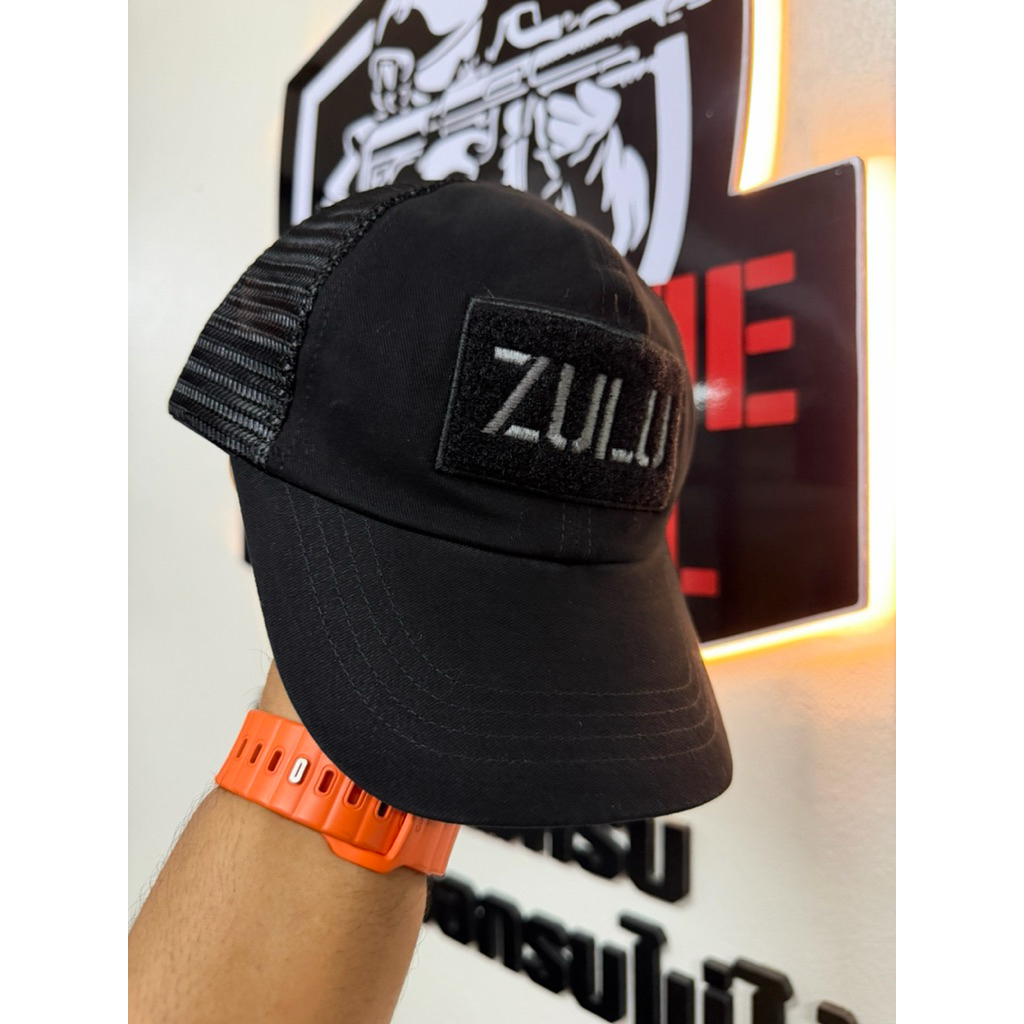 ZULU TACTICAL หมวกแก๊ป มีแถบตีนตุ๊กแก ด้านหลังมีตาข่ายระบายอากาศ | Showtime Tactical
