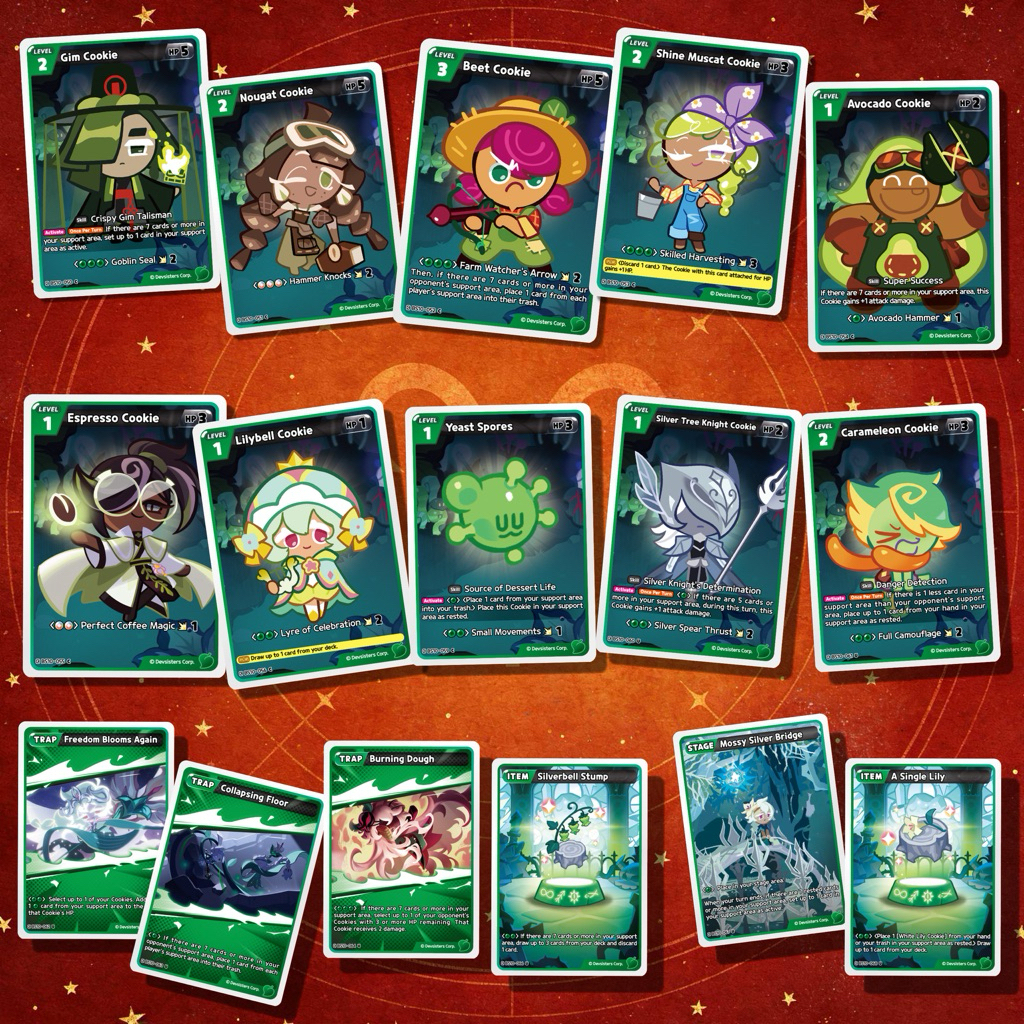 CookieRun ชุด Bs10 ระดับ Rare , SEC ทุกสี ( Eng Ver. )