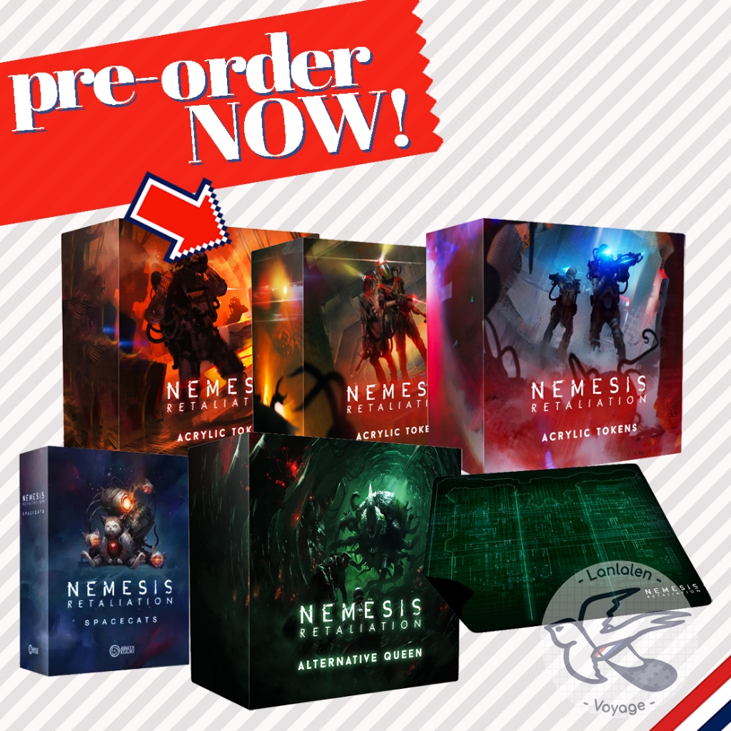 [Pre-Order] Nemesis Retaliation Add-Ons: Acrylic Pack / Support Squad / Classic Crew / Cats / Playma