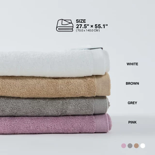 [ผืนใหญ่] HYGITEX ผ้าขนหนู ผ้าเช็ดตัว ยับยั้งเชื้อแบคทีเรีย COMFORT TOWEL CBH ANTI-BACTERIA SIZE 70x140 Cm