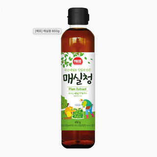 น้ำแมซิลชอง Sajo Haepyo 650g / Korean Plum Extract / 사조 해표 매실청 650g maid in korea Premium Quality