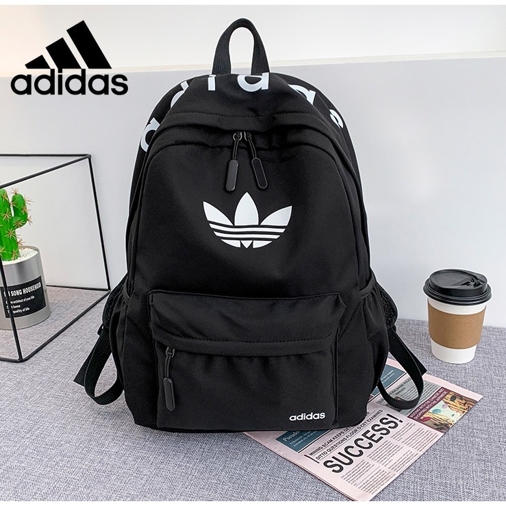 กระเป๋าเป้ Adi_das ทรีโฟลิอัส สไตล์เกาหลี สีพาสเทล ใส่หนังสือได้เยอะ