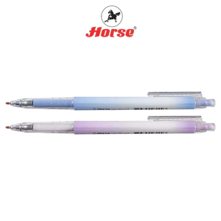 HORSE (ตราม้า) ปากกาเจล แบบกด 0.5mm Gel ink pan ตราม้า รุ่น H-970 จำนวน 1 ด้าม (NEW)