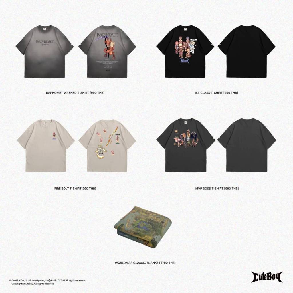 เสื้อ RAGNAROK X CUTEBOY ลิขสิทธิ์แท้