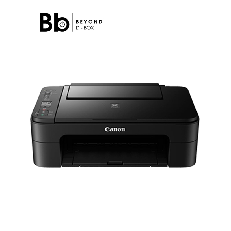 เครื่องปริ้น Canon PIXMA E3370 All-In-One Black by BB Beyond D-Box