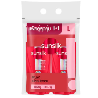 แพ็คคู่ แชมพูสระผมซันซิล (แชมพู+แชมพู) ปริมาณ 325 มล.+325มล.