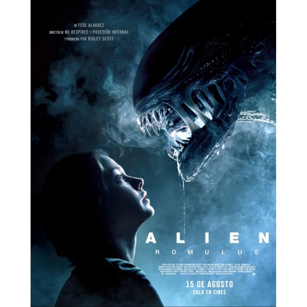 ของสะสมสำหรับเครื่องBlu-ray+DVD ปก+สกรีนแผ่น Alien: Romulus (2024) เอเลี่ยน: โรมูลัส