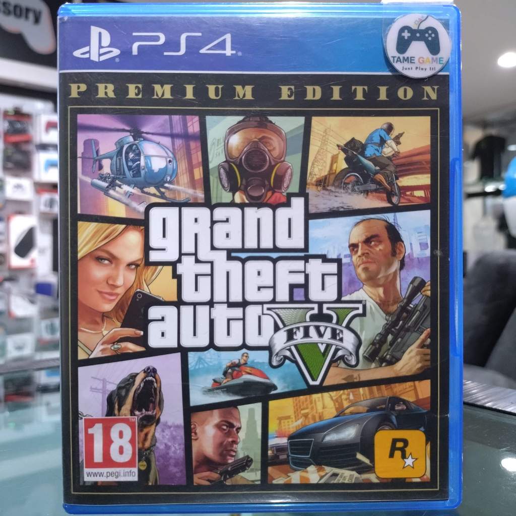 (ซับENG) มือ2 GTA V PS4 มือสอง (เล่นกับ PS5 ได้ GTAV GTA Online Grand Theft Auto V)