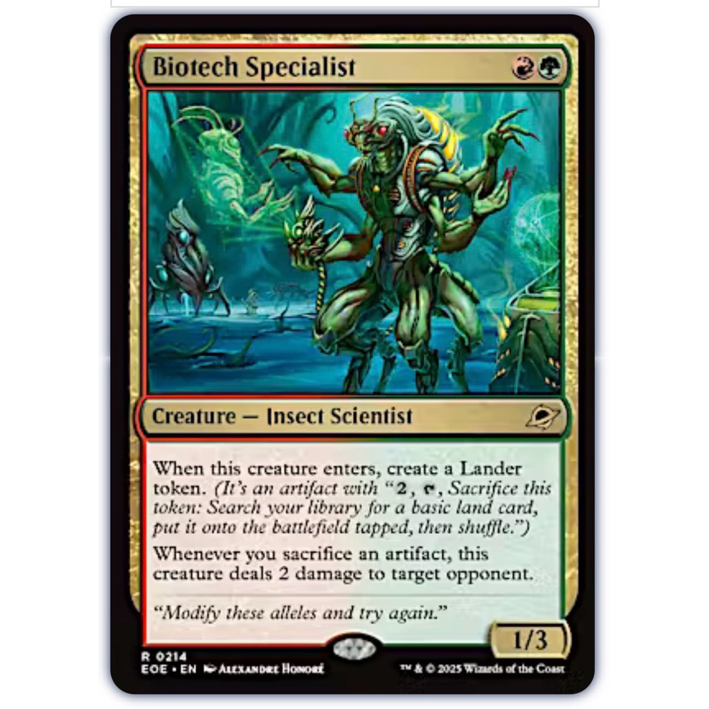 Edge of Eternities: Biotech Specialist