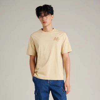 Mc JEANS (แม็คยีนส์) เสื้อยืดผู้ชาย เสื้อยืดแขนสั้น ทรงเรกูลาร์ Regular Fit T-Shirt มีให้เลือก 2 สี MTSZD56
