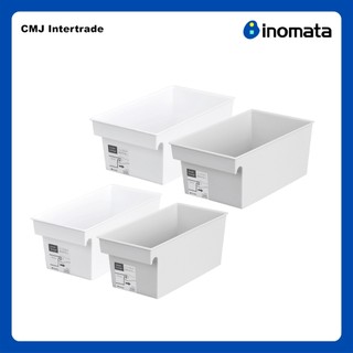 INOMATA กล่องจัดระเบียบ พร้อมที่แบ่งช่อง ที่กั้นช่องจัดระเบียบและแยกประเภท ของใช้ภายในบ้าน ของแท้