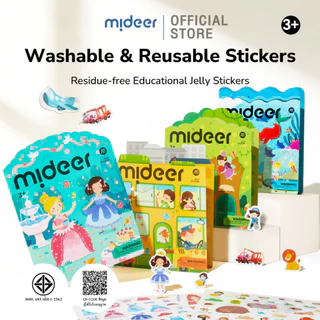 Mideer มิเดียร์ Reusable Jelly Sticker Set-ชุดสติ๊กเกอร์เยลลี่กันน้ำ CT2316-CT0610