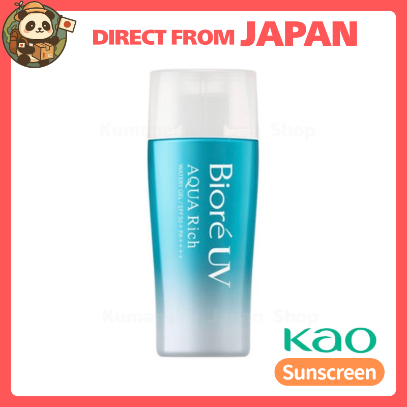 Kao Sunscreen / Biore UV Aqua Rich Watery Gel / SPF50+ PA++++ / Biore sunscreen, UV Cut, UV Care, Ma