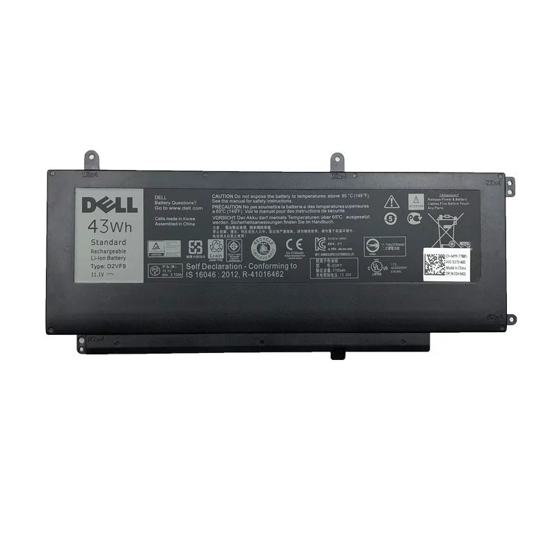 DELL D2VF9 P41F001 P68G001 4P8PH for INSPIRON 15-7547-7548 N7547 N7548 Vostro 15-7548 5459 Battery