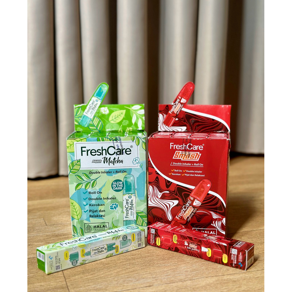 Fresh Care Smash เป็นยาดมและอโรม่าออยล์จากอินโดแบบ 4-in-1 ดม ทา นวด ขูด ในแท่งเดียว แก้เวียนหัว เมาร