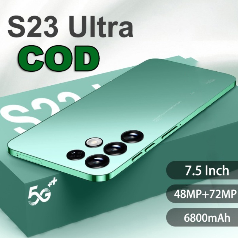 โทรศัพท์ S23 Ultra แรม16GB รอม512GB หน่วยความจําขนาดใหญ่ 7.5 inch หน้าจอเต็ม รองรับ2ซิม รองรับแอพธนาคาร โทรศัพท์ถูกๆ